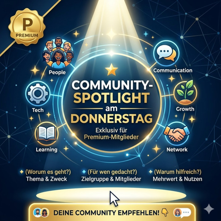 🔦 Community-Spotlight am Donnerstag – exklusiv für Premium-Mitglieder