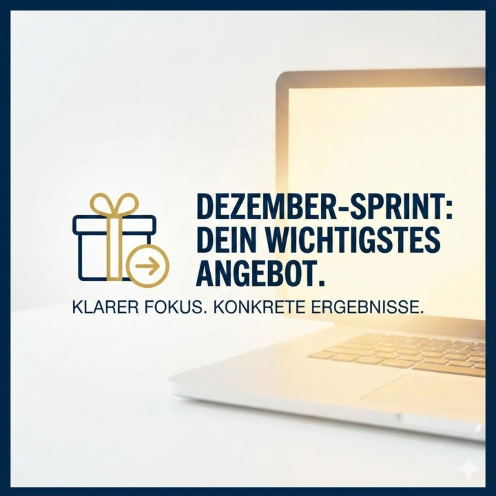Dezember-Sprint: Aufgabe 1 – Post mit einem klaren Angebot