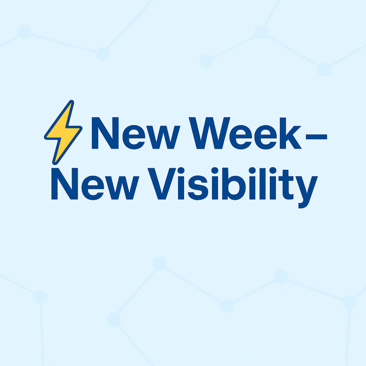 ⚡ Neue Woche – Neue Sichtbarkeit / ⚡ New Week – New Visibility