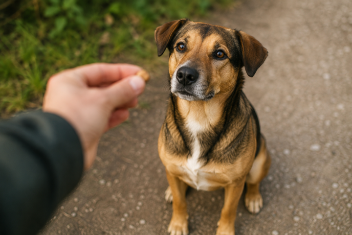 🐶Warum hört mein Hund nur, wenn ich ein Leckerli in der Hand habe?