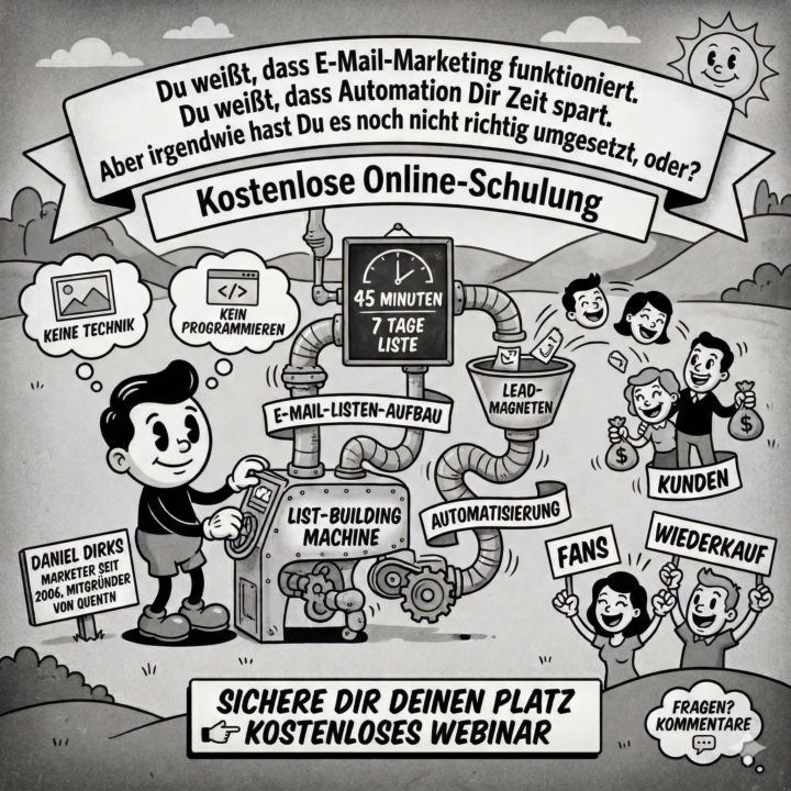 In 7 Tagen zur eigenen E-Mail-Liste und den ersten Kunden 🚀