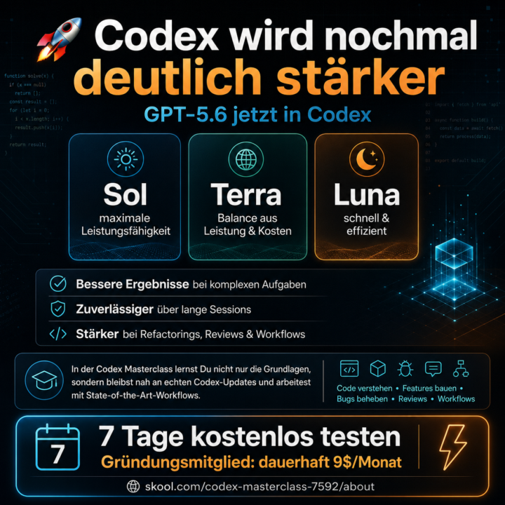 🚀 Codex wird gerade nochmal deutlich stärker.