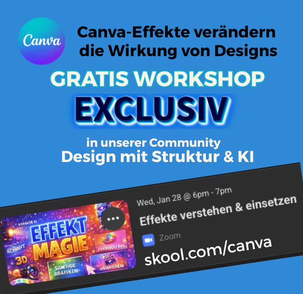Wie Canva-Effekte die Wirkung von Designs verändert