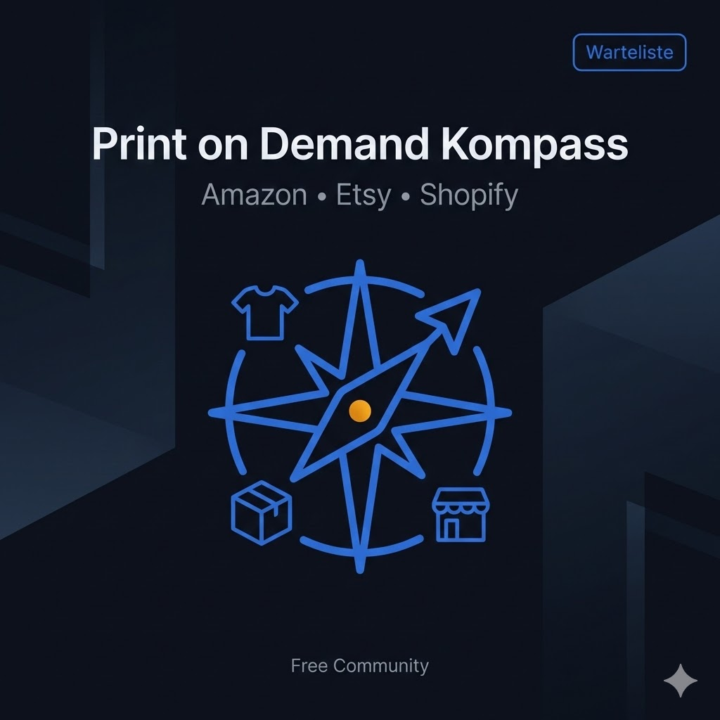 Print on Demand lernen – Kompass für Anfänger & Umsetzer (Amazon • Etsy • Shopify)