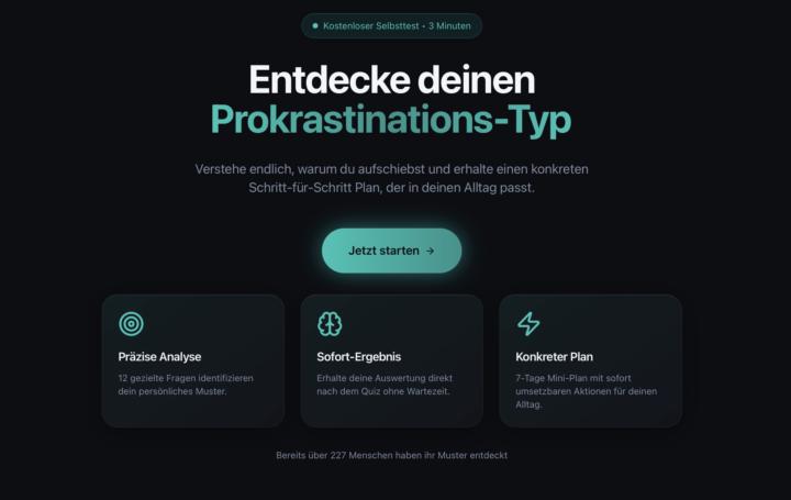 Warum du aufschiebst, hat einen Grund.