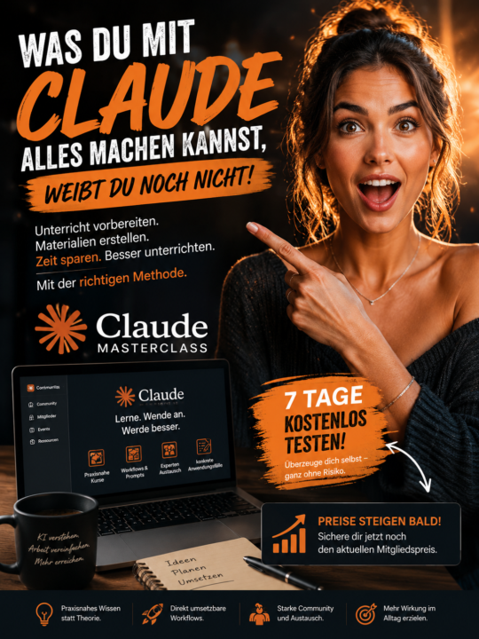 Ich war skeptisch. Nach ein paar Tagen sehe ich Claude mit anderen Augen.