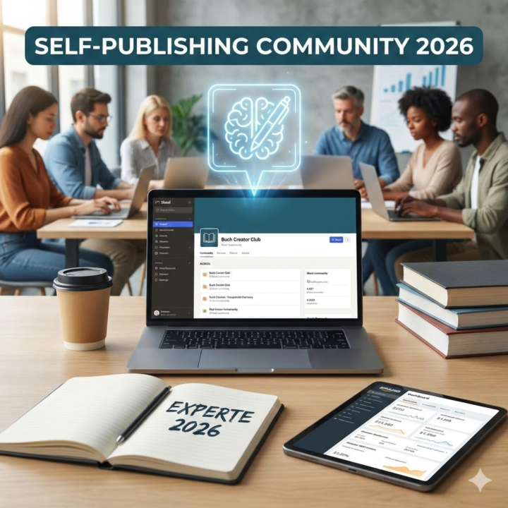 Expertenbuch schreiben 2026 – Self-Publishing Community für Autoren & Wissensträger 📚
