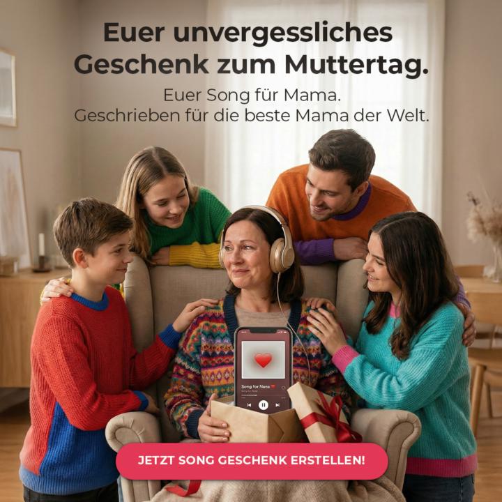Mach ein einzigartiges Geschenk zum Muttertag 🎁