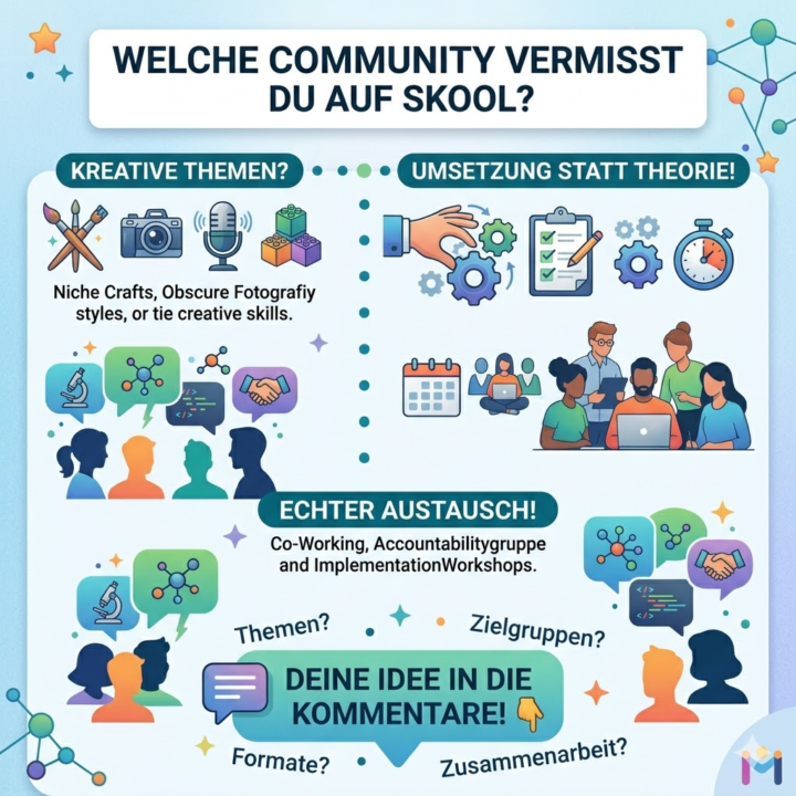 🔍 Welche Community vermisst Du auf Skool?