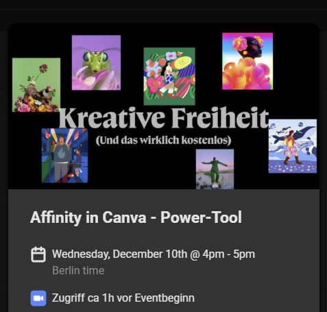 🖌️Canva & Affinity Design Workshop🖌️