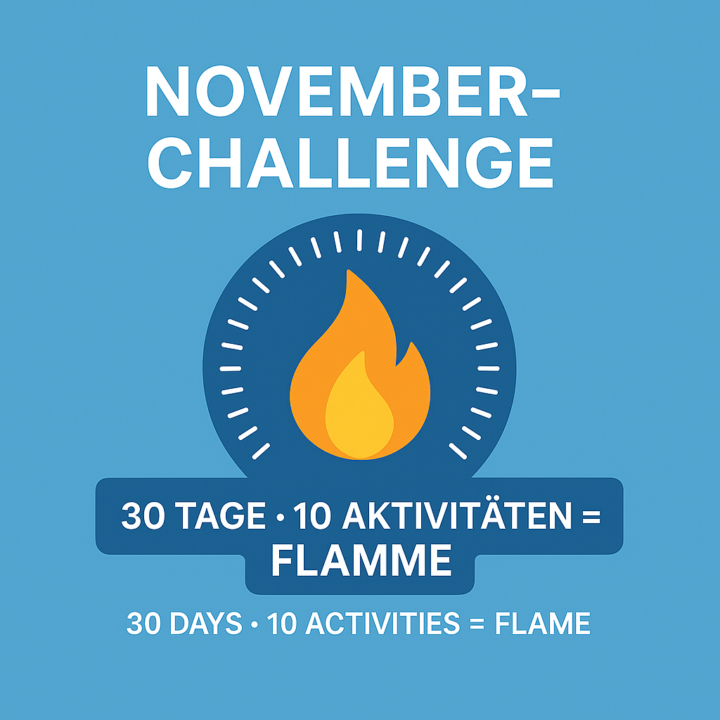 November-Challenge: In 30 Tagen zur Flamme🔥 / Earn the Flame in 30 Days🔥