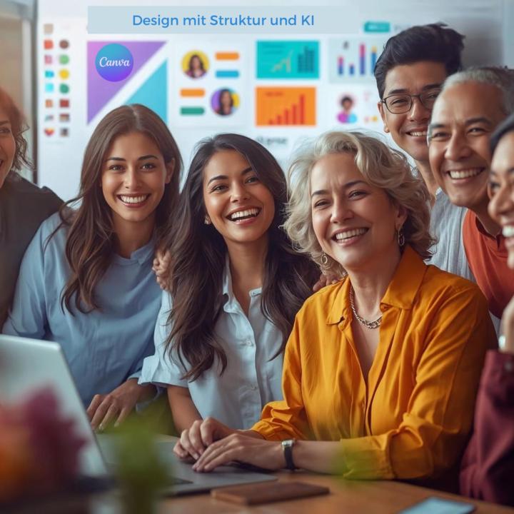 Community „Design mit Struktur & KI“ für an Canva Interessierte
