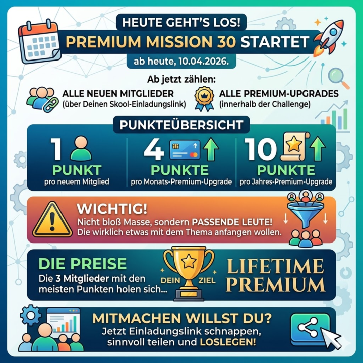 Heute geht’s los