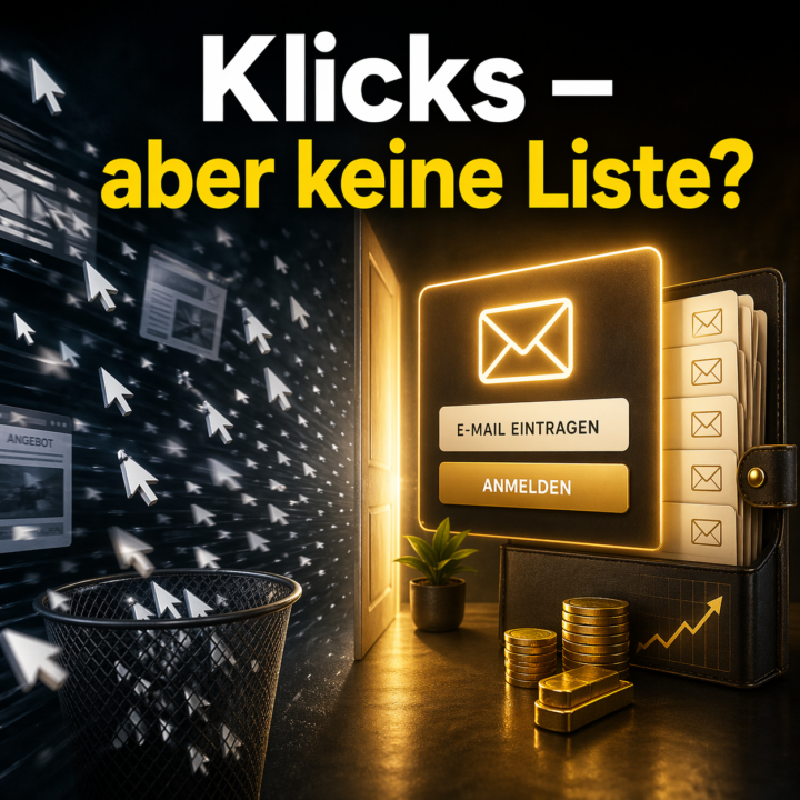 Du machst Klicks – aber keine Liste?