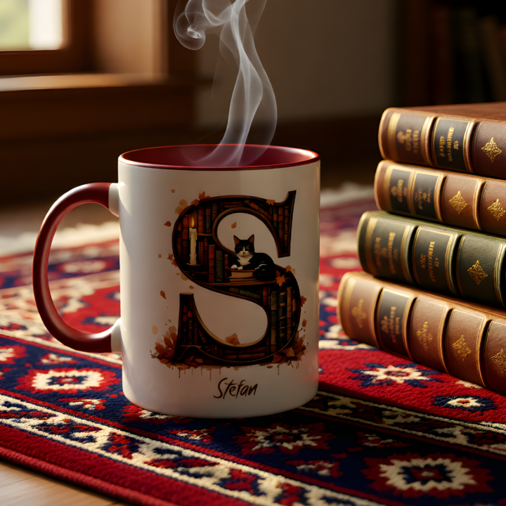 Neue Kollektion bei TASSENTALK: Personalisierte Namens-Tassen für echte Leseratten & Bücherwürmer 📚✨