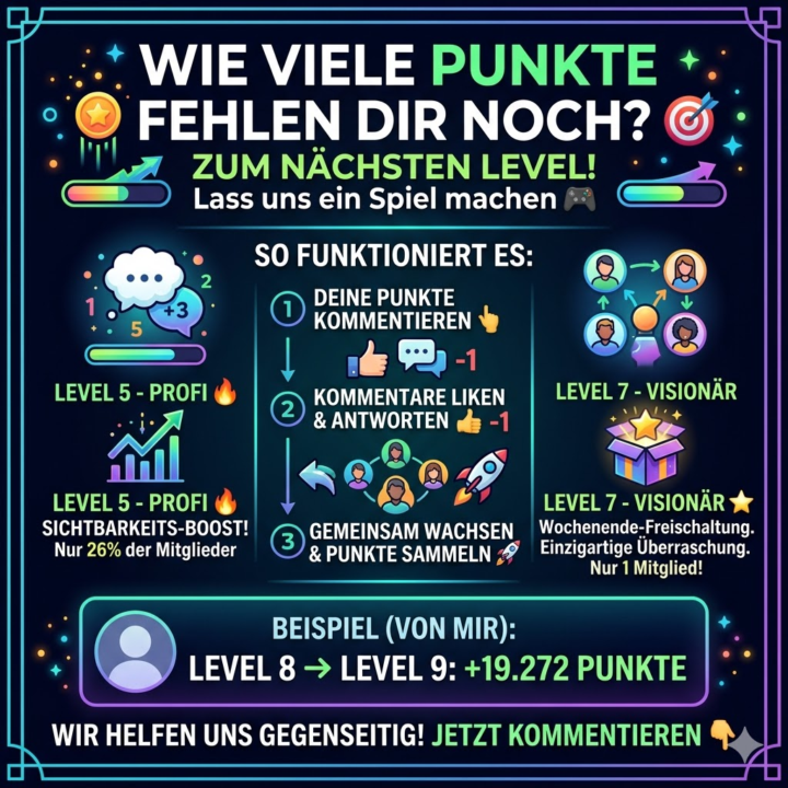 Wie viele Punkte fehlen Dir noch? 🎯
