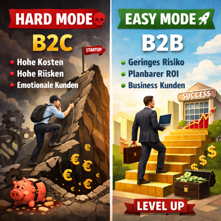 Easy Mode oder Hard Mode? Warum Deine Geschäftsidee mathematisch gegen Dich arbeitet 📊