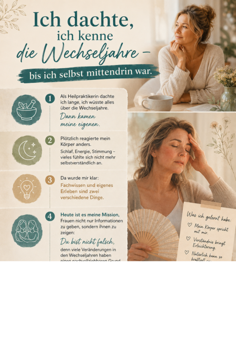Ich dachte, ich kenne die Wechseljahre – bis ich selbst mittendrin war.