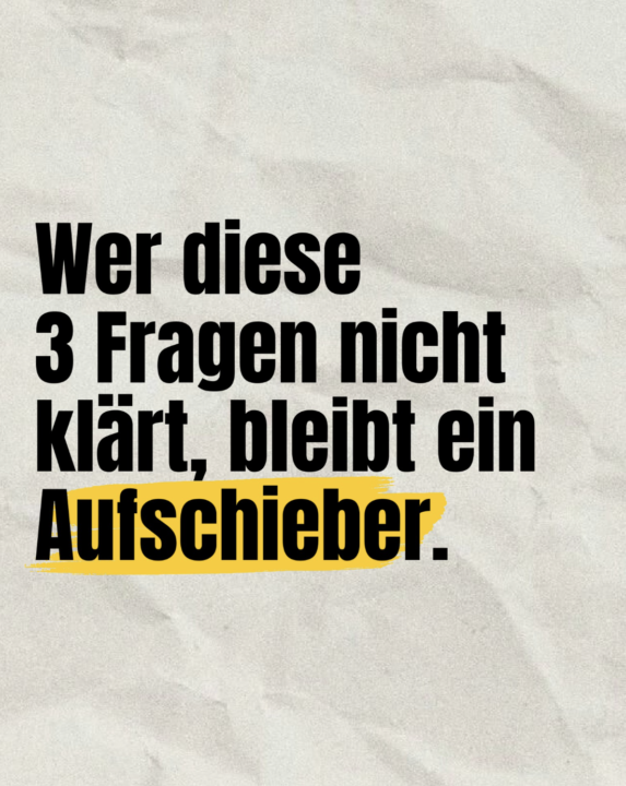 Neuer LinkedIn Post | Warum Prokrastination nicht nur Stunden sondern Jahre kosten kann