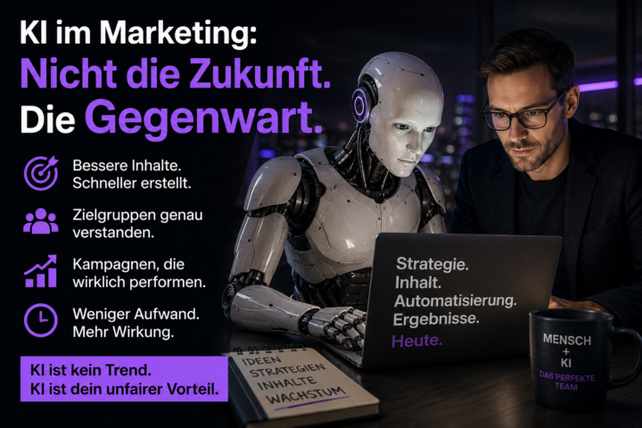 KI im Marketing: Nicht die Zukunft. Die Gegenwart.