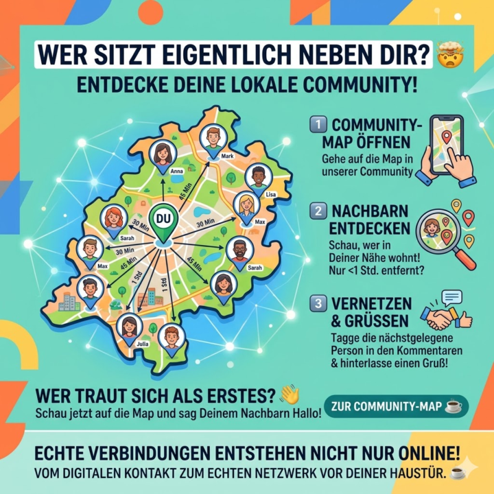 🗺️ Wer sitzt eigentlich neben Dir?