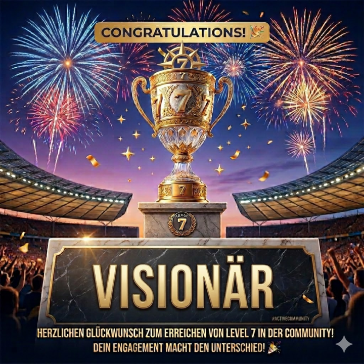 🎉 Level 7 gemeistert – Dorothea, Du machst es vor!