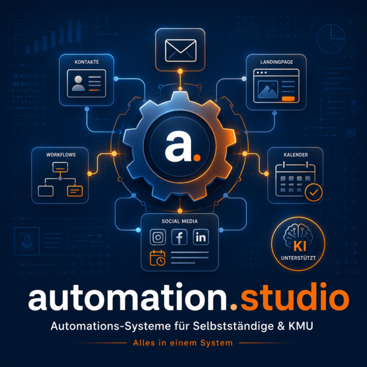 𝗮𝘂𝘁𝗼𝗺𝗮𝘁𝗶𝗼𝗻.𝘀𝘁𝘂𝗱𝗶𝗼 – Automations-Systeme für Selbstständige & KMU im DACH-Raum.