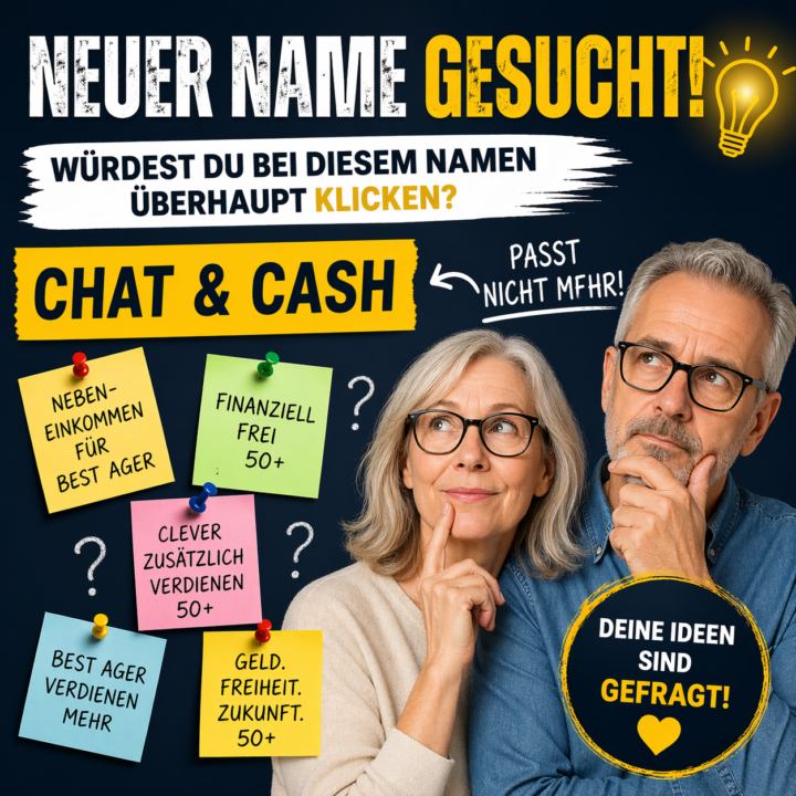 👉 Neuer Name gesucht, und diesmal muss er sitzen