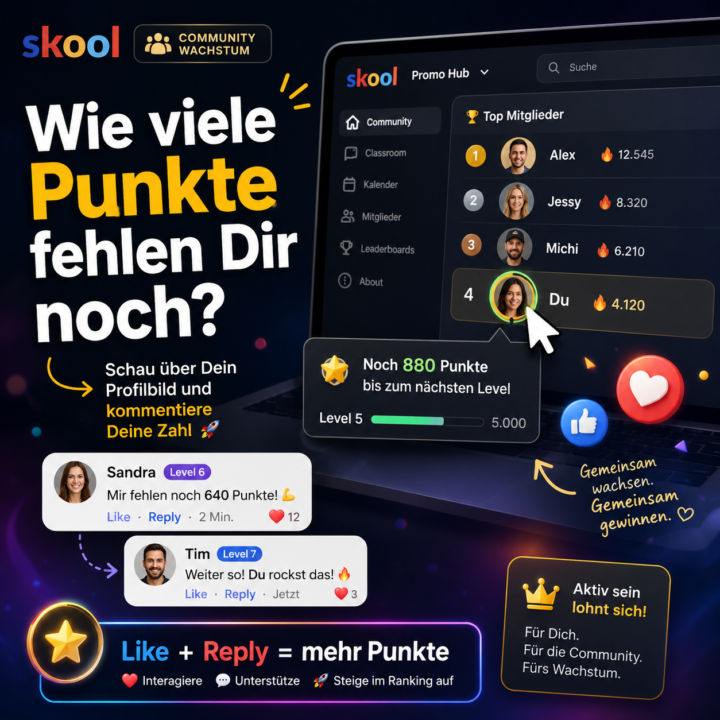 Wie viele Punkte fehlen Dir noch? 🎯