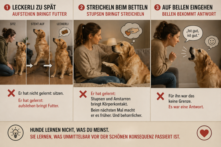 🐶Du belohnst deinen Hund — und trainierst dabei genau das, was du eigentlich nicht willst.