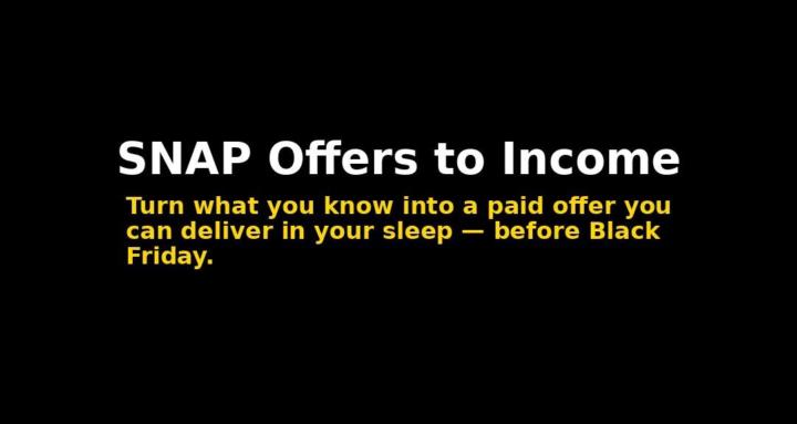 Snap Offers to Income