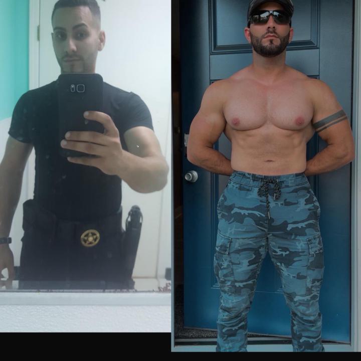 David  + de 10 kg lleva ya de tamaño 