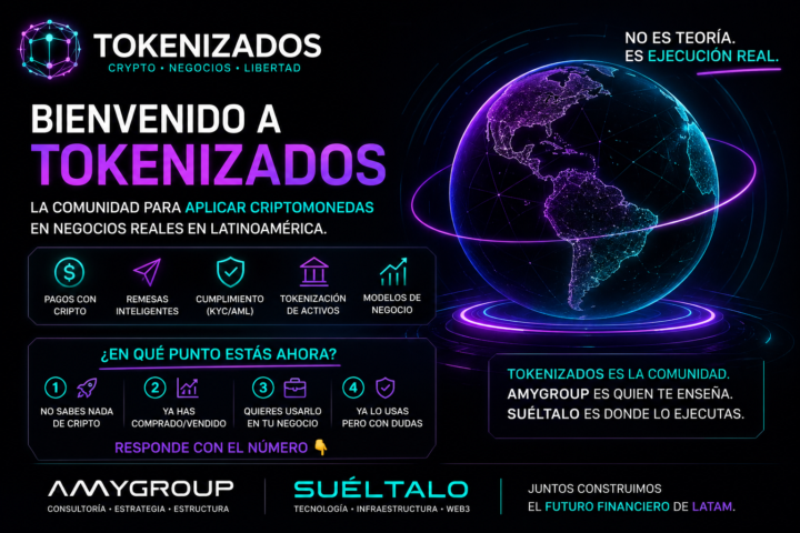 Bienvenidos a TOKENIZADOS.