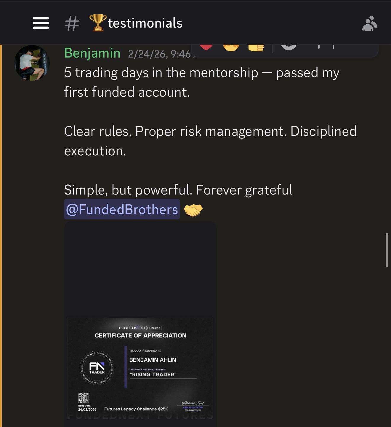 Funded Brothers Community