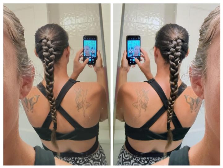 My easy 3-step protocol for keeping my hair long, thick, and free of grays at nearly 46 years old 👇