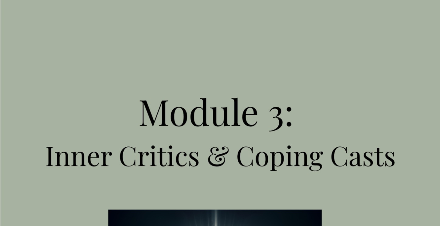 Module 3:  Inner Critics & Coping Casts