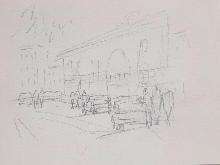 Mornington Crescent Station in London 