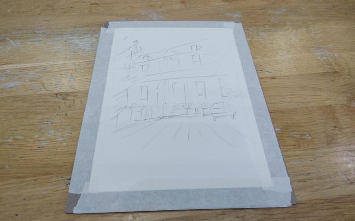 Pencil Outline and Painting Update 