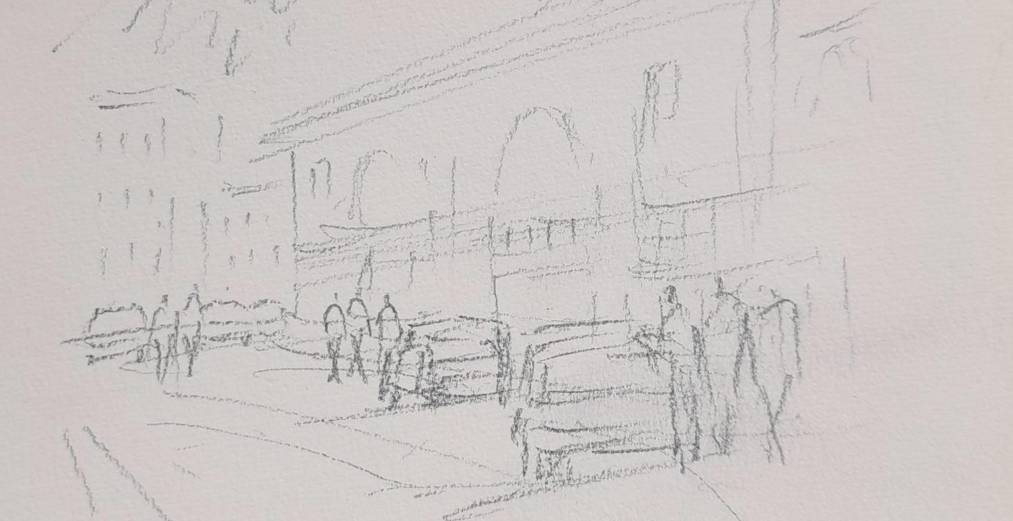 Sketching for painting