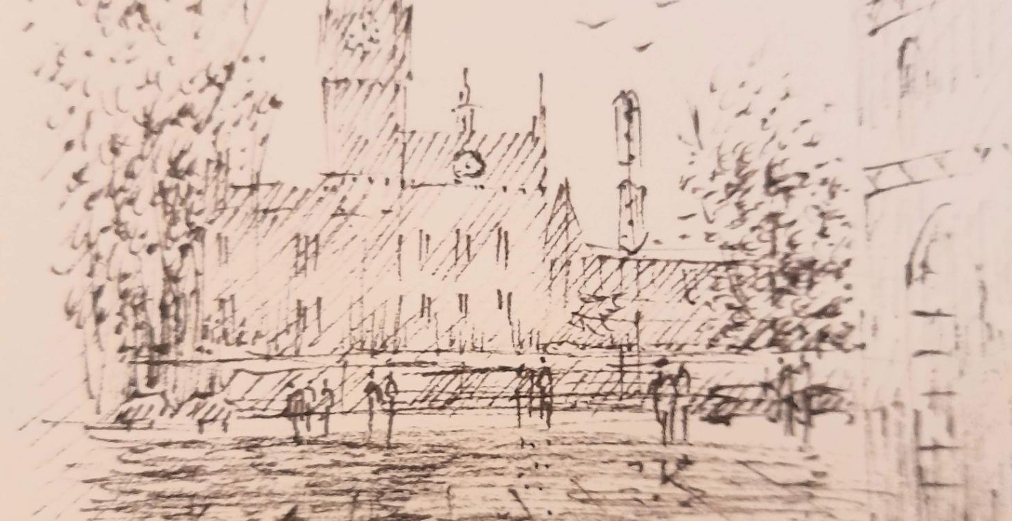 Sketching for painting