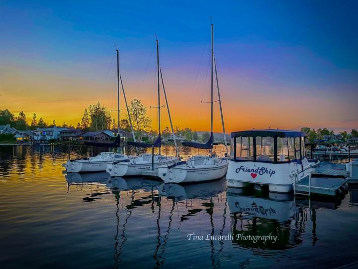 Day 4 - Blue Hour - Sunset Photo over Westlake Village-Lake.