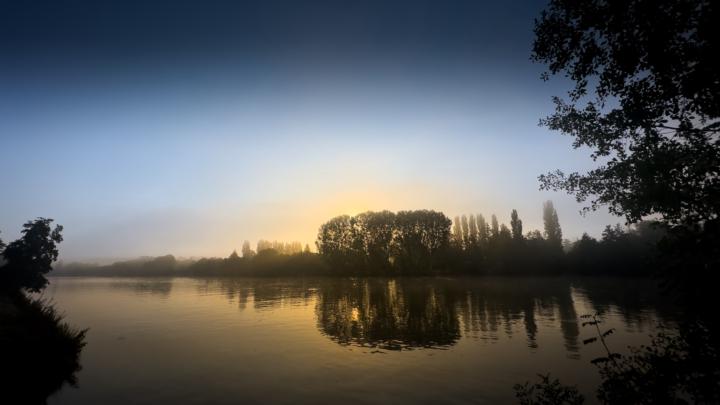 The river in light