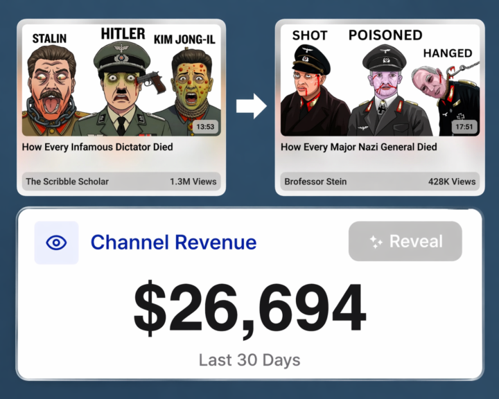 • $26K in 30 Days Using YouTube Automation (Step-by-Step)