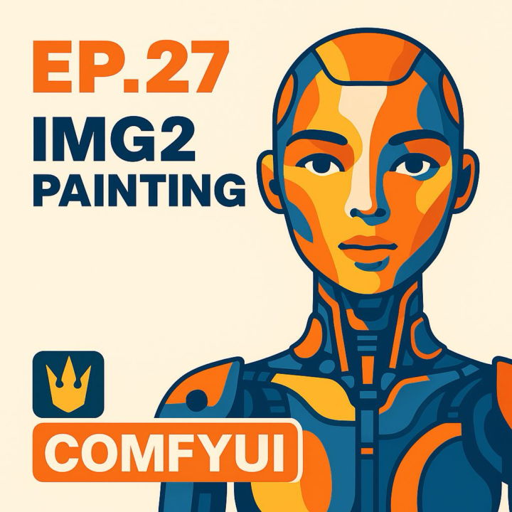 ComfyUI Course Ep 27: Photo to Watercolor, Oil & Digital Paintings - Workflow