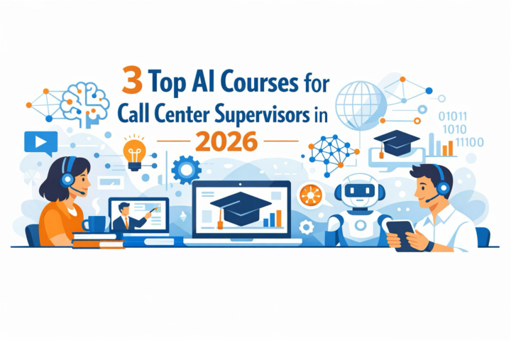 3 AI courses call center supervisors should consider (ROI vs depth vs structure)