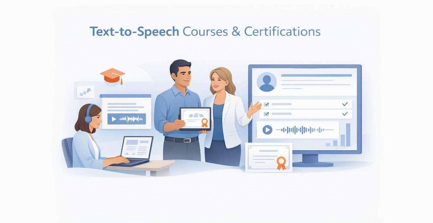 Text-To-Speech AI Courses & Certification