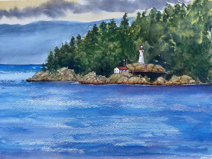 Lighthouse paint along