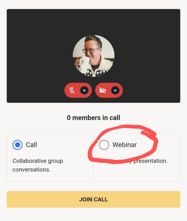 Les webinaires sont maintenant dispo!