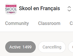 Skool en Français: Qui sera le 1500 ième membre? 🥹