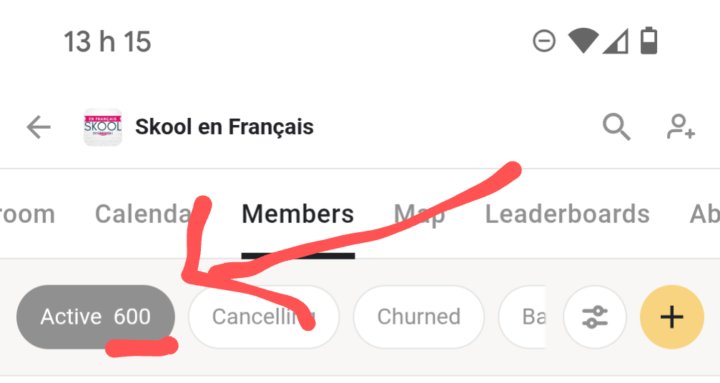 Skool en Français a maintenant 600 membres ! 